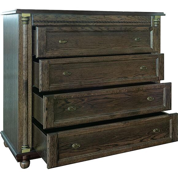 Комод «Валенсия Д Классик» П3.0591.1.13, Материал: массив дуба, Цвет: Табак