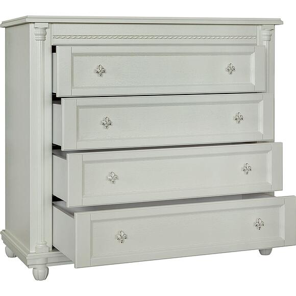 Комод «Валенсия Д Классик» П3.0591.1.13, Материал: массив дуба, Цвет: Слоновая кость