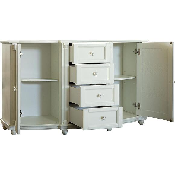 Тумба 3д «Валенсия Д Классик» П3.0591.0.05, Материал: массив дуба, Цвет: Слоновая кость