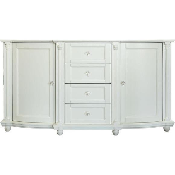 Тумба 3д «Валенсия Д Классик» П3.0591.0.05, Материал: массив дуба, Цвет: Слоновая кость