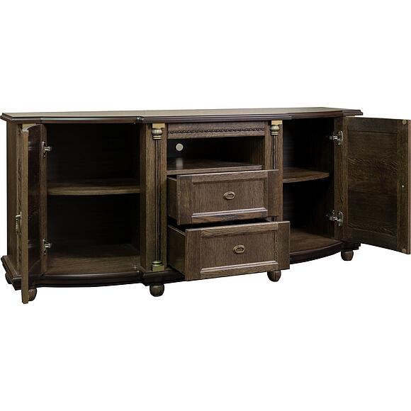 Тумба ТВ «Валенсия Д Классик» П3.0591.0.10, Материал: массив дуба, Цвет: Табак