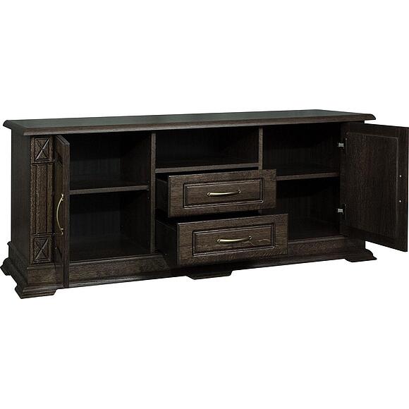 Тумба ТВ «Верди Классик» П1.0487.0.10, Материал: массив дуба, Цвет: Табак (4J4A0351.jpg) Тумба ТВ «Верди Классик» П1.0487.0.10, Материал: массив дуба, Цвет: Табак