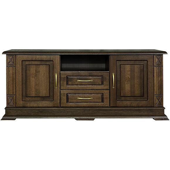 Тумба ТВ «Верди Классик» П1.0487.0.10, Материал: массив дуба, Цвет: Венге (Tumba_VerdiLuxTV2-1_P487-48_venge_.jpg) Тумба ТВ «Верди Классик» П1.0487.0.10, Материал: массив дуба, Цвет: Венге