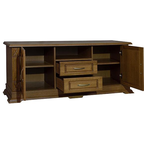 Тумба ТВ «Верди Классик» П1.0487.0.10, Материал: массив дуба, Цвет: Дуб рустикаль (Tumba_VerdiLux_p487-48_dub_rustikal.jpg) Тумба ТВ «Верди Классик» П1.0487.0.10, Материал: массив дуба, Цвет: Дуб рустикаль