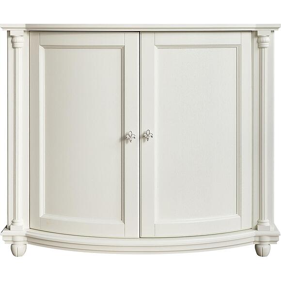 Тумба 2д «Валенсия Д Классик» П3.0591.0.07, Материал: массив дуба, Цвет: Слоновая кость