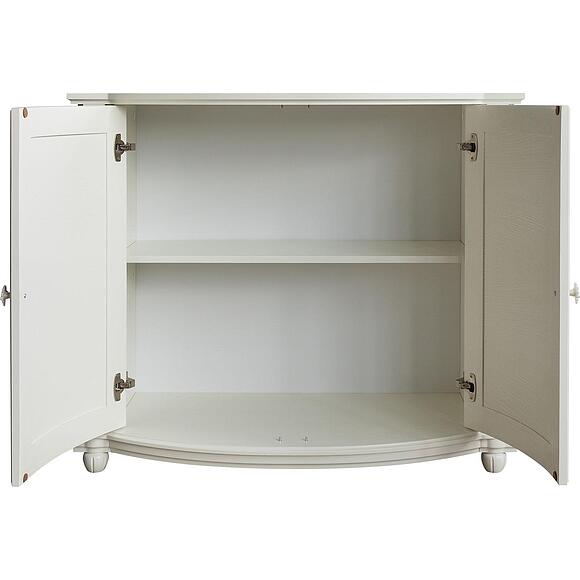 Тумба 2д «Валенсия Д Классик» П3.0591.0.07, Материал: массив дуба, Цвет: Слоновая кость