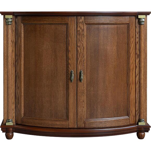 Тумба 2д «Валенсия Д Классик» П3.0591.0.07, Материал: массив дуба, Цвет: Античная бронза