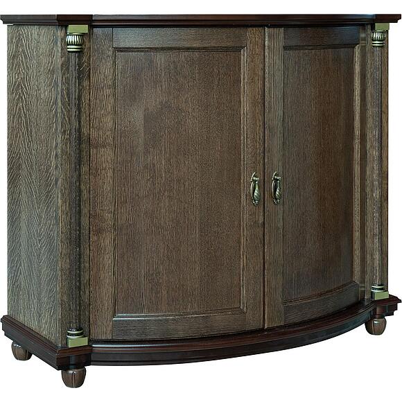 Тумба 2д «Валенсия Д Классик» П3.0591.0.07, Материал: массив дуба, Цвет: Табак