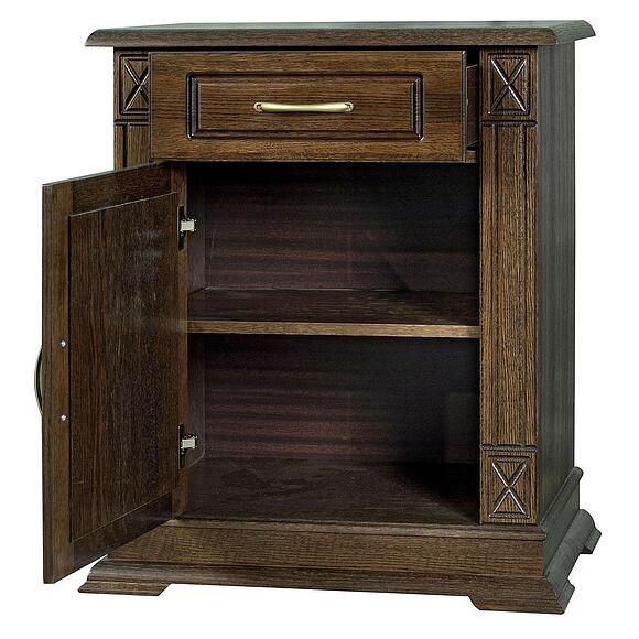 Тумба «Верди Классик» П1.0487.0.32-01, Материал: массив дуба, Цвет: Венге (Tumba_VerdiLux1_P487-32-01_venge_.jpg) Тумба «Верди Классик» П1.0487.0.32-01, Материал: массив дуба, Цвет: Венге