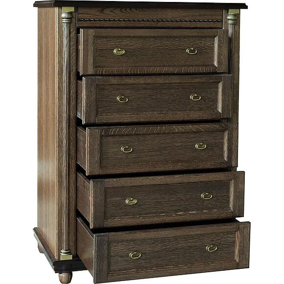 Комод «Валенсия Д Классик» П3.0591.1.14, Материал: массив дуба, Цвет: Табак