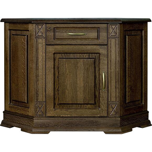 Тумба угловая «Верди Классик» П1.0487.0.01-01, Материал: массив дуба, Цвет: Табак (Tymba_Verdi_Luks_1y_P487-01-01_tabak-.jpg) Тумба угловая «Верди Классик» П1.0487.0.01-01, Материал: массив дуба, Цвет: Табак