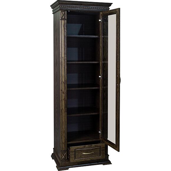 Шкаф «Верди Классик» П1.0487.0.26, Материал: массив дуба, Цвет: Венге