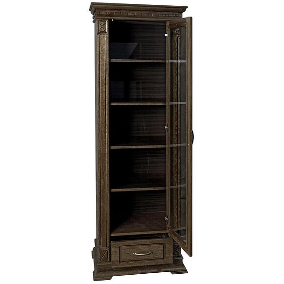 Шкаф «Верди Классик» П1.0487.0.26, Материал: массив дуба, Цвет: Табак