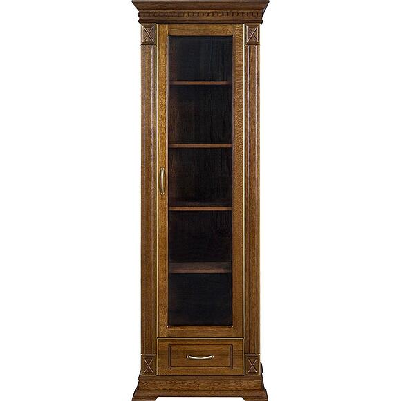 Шкаф «Верди Классик» П1.0487.0.26, Материал: массив дуба, Цвет: Черешня с золочением