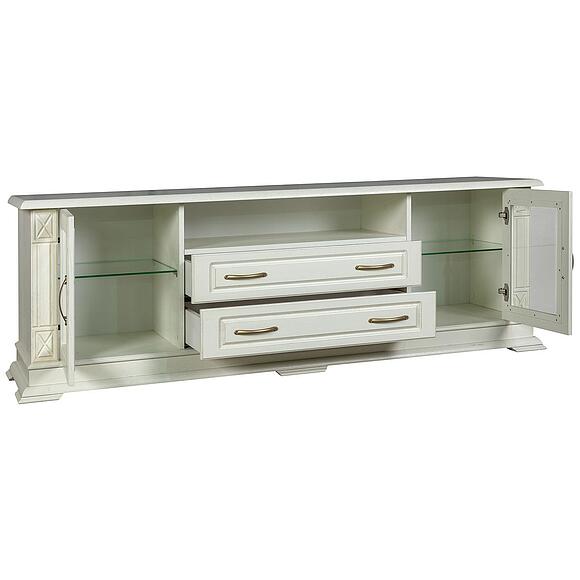 Тумба ТВ «Верди Классик» П1.0487.0.46, Материал: массив дуба, Цвет: Слоновая кость (Tumba_VerdiLuxTV22_P487-46_slonkost_1.jpg) Тумба ТВ «Верди Классик» П1.0487.0.46, Материал: массив дуба, Цвет: Слоновая кость