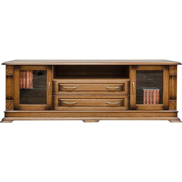 Тумба ТВ «Верди Классик» П1.0487.0.46, Материал: массив дуба, Цвет: Дуб рустикаль с патинированием (4J4A6327-kopiya.jpg) Тумба ТВ «Верди Классик» П1.0487.0.46, Материал: массив дуба, Цвет: Дуб рустикаль с патинированием