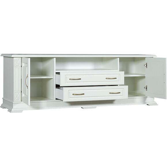 Тумба ТВ «Верди Классик» П1.0487.0.47, Материал: массив дуба, Цвет: Слоновая кость (Tumba_Verdi_Lux-TV22_1_P487-47_slonovaya_kost.jpg) Тумба ТВ «Верди Классик» П1.0487.0.47, Материал: массив дуба, Цвет: Слоновая кость