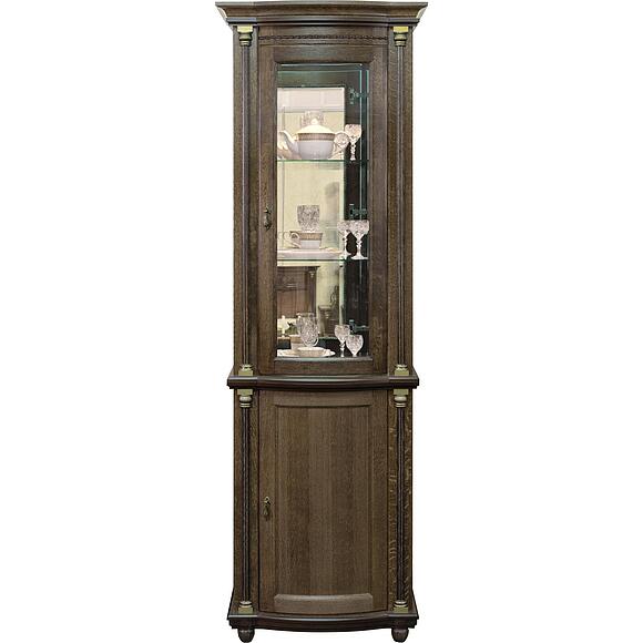 Шкаф комбинированный «Валенсия Д Классик» П3.0591.0.01, Материал: массив дуба, Цвет: Табак