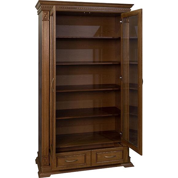 Шкаф 2д «Верди Классик» П1.0487.0.27, Материал: массив дуба, Цвет: Дуб рустикаль