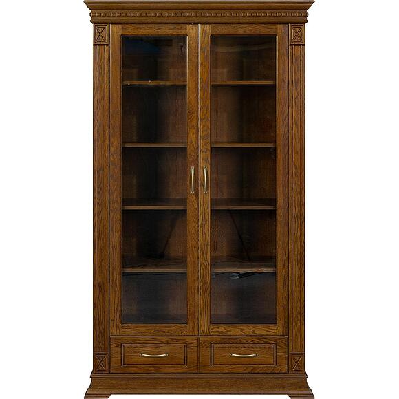 Шкаф 2д «Верди Классик» П1.0487.0.27, Материал: массив дуба, Цвет: Черешня