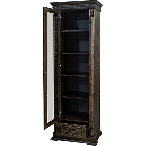 Шкаф «Верди Классик» П1.0487.0.26-01, Материал: массив дуба, Цвет: Венге (Shkaf-Verdi-1-1-P487-26-venge2-1.jpg) Шкаф «Верди Классик» П1.0487.0.26-01, Материал: массив дуба, Цвет: Венге