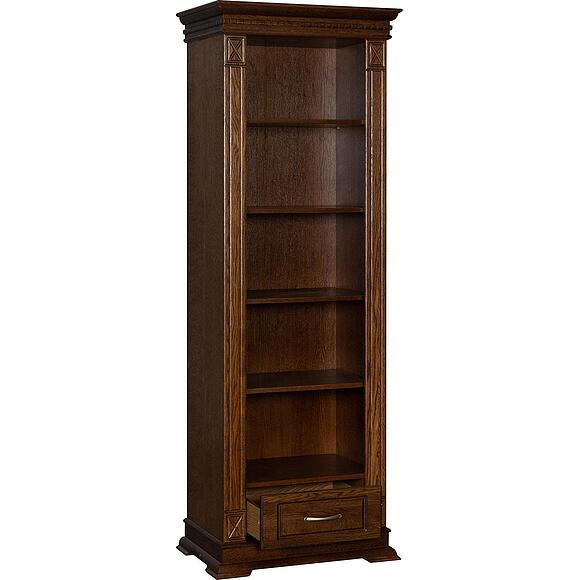 Стеллаж «Верди Классик» П1.0487.0.17, Материал: массив дуба, Цвет: Черешня (8C3A2025-kopiya-1.jpg) Стеллаж «Верди Классик» П1.0487.0.17, Материал: массив дуба, Цвет: Черешня