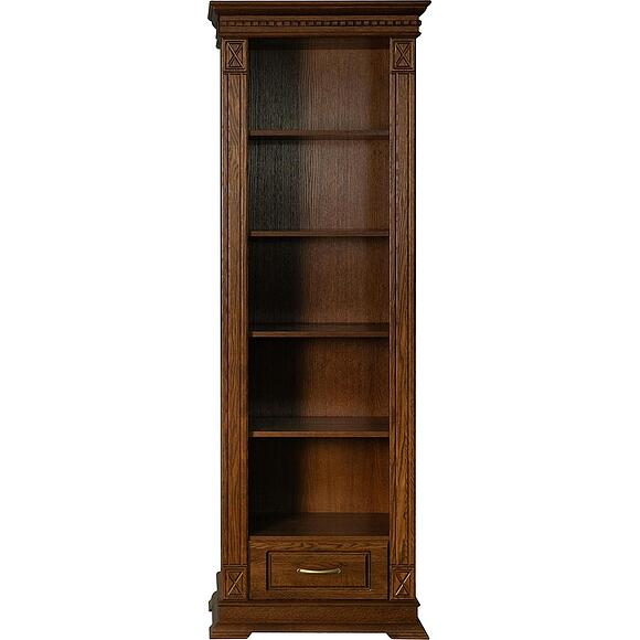 Стеллаж «Верди Классик» П1.0487.0.17, Материал: массив дуба, Цвет: Черешня (8C3A2028-kopiya-1.jpg) Стеллаж «Верди Классик» П1.0487.0.17, Материал: массив дуба, Цвет: Черешня