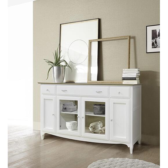 Комод «Кармен Прованс» П3.0581.0.11, Материал: массив дуба, Цвет: Молоко+Дуб Сахара