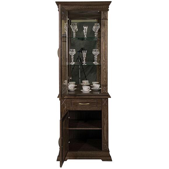 Шкаф комбинированный «Верди Классик» П1.0487.0.34-01, Материал: массив дуба, Цвет: Табак (Shkaf-kombinirovanyy-Verdi-Lux-1z-P487-34z_tabak3.jpg) Шкаф комбинированный «Верди Классик» П1.0487.0.34-01, Материал: массив дуба, Цвет: Табак