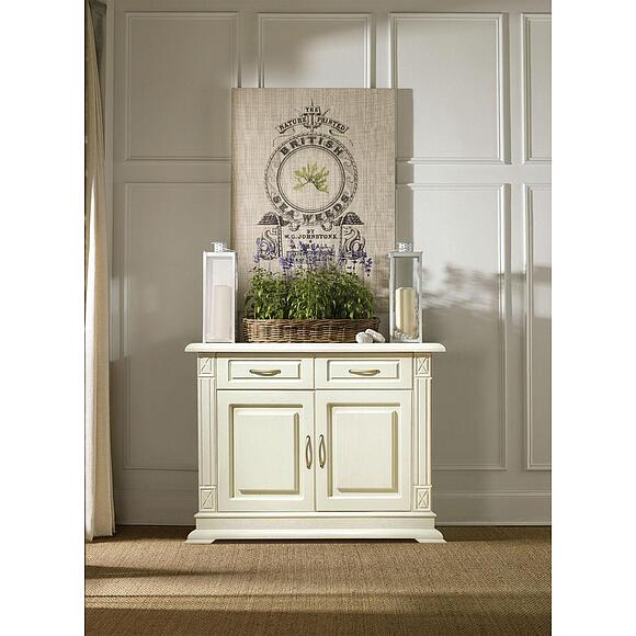 Тумба «Верди Классик» П1.0487.0.02, Материал: массив дуба, Цвет: Слоновая кость