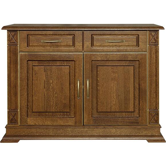 Тумба «Верди Классик» П1.0487.0.02, Материал: массив дуба, Цвет: Черешня с золочением