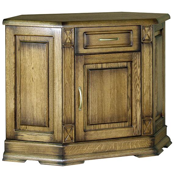 Тумба угловая «Верди Классик» П1.0487.0.01, Материал: массив дуба, Цвет: Дуб рустикаль с патинированием (tumba_verdi_1u_p487_01_dub_rustikal_patinir_2.jpg) Тумба угловая «Верди Классик» П1.0487.0.01, Материал: массив дуба, Цвет: Дуб рустикаль с патинированием