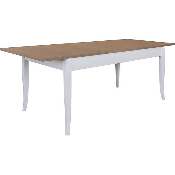 Стол «Кармен Прованс» П3.0581.0.10, Материал: массив дуба, Цвет: Молоко+Дуб Сахара