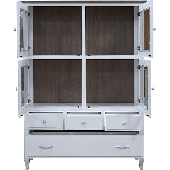 Тумба «Кармен Прованс» П3.0581.0.08, Материал: массив дуба, Цвет: Молоко+Дуб Сахара