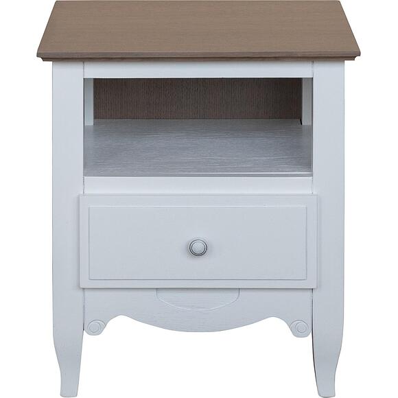 Тумба прикроватная Кармен Прованс» П3.0581.1.03, Материал: массив дуба, Цвет: Молоко+Дуб Сахара