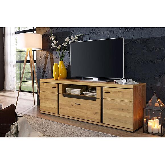 Тумба ТВ «Сонос Сити» П8.0572.0.32, Материал: массив дуба, Цвет: Дуб натуральный