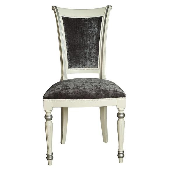 Стул «Идальго М» П5.0167.5.01, Материал: ткань, Цвет: Слоновая кость с серебром