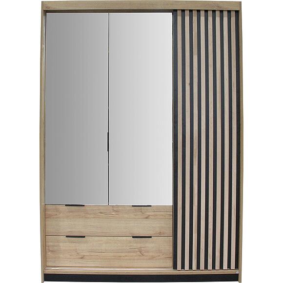 Шкаф для одежды 3Д «Деко» БМ2.776.1.44-01 (2.776.1.03-01), Материал: ЛДСП, Цвет: Дуб наварра