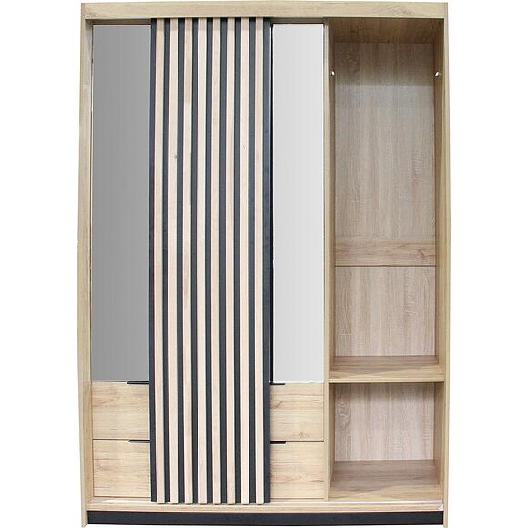 Шкаф для одежды 3Д «Деко» БМ2.776.1.44-01 (2.776.1.03-01), Материал: ЛДСП, Цвет: Дуб наварра