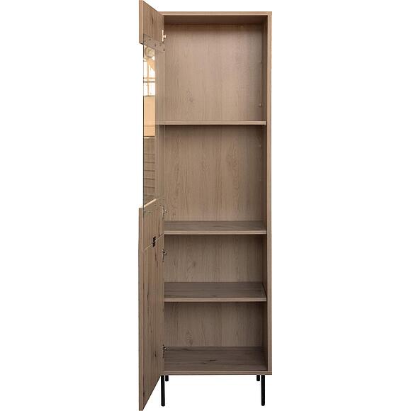 Шкаф-витрина «Кен» П3.596.0.01-01, Материал: ЛДСП, Цвет: Дуб Онтарио