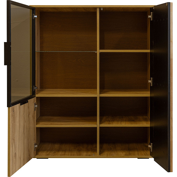 Шкаф-витрина «Деко» БМ2.776.0.05, Материал: ЛДСП, Цвет: Дуб наварра