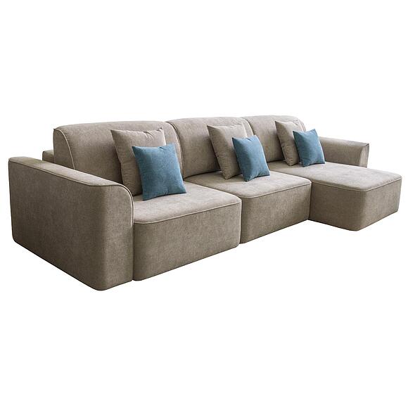 Угловой диван «Твен» (1ML/R.10M.8MR/L), Материал: ткань, Группа ткани: 19 группа