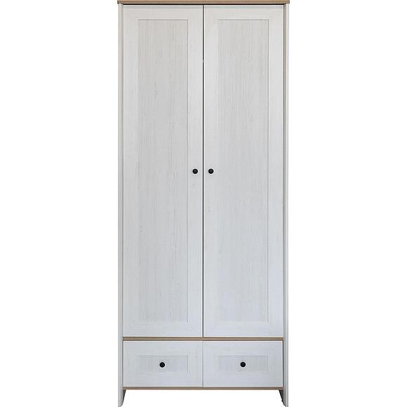 Шкаф для одежды 2Д «Парма» П7.050.1.19, Материал: ЛДСП+МДФ, Цвет: сосна рандерс + дуб кантри золотой