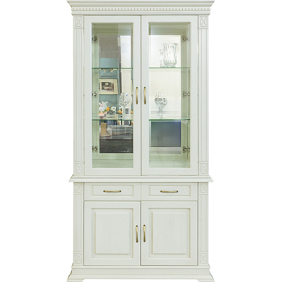 Шкаф комбинированный 2д «Верди Классик» П1.0487.0.52, Материал: массив дуба, Цвет: Слоновая кость (6T3A6920-kopiya.jpg) Шкаф комбинированный 2д «Верди Классик» П1.0487.0.52, Материал: массив дуба, Цвет: Слоновая кость