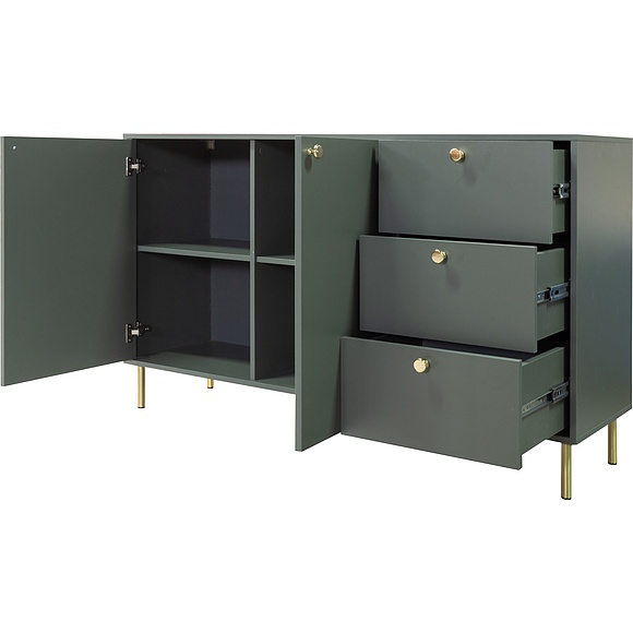 Тумба «Скай» П6.112.0.03, Материал: ЛДСП, Цвет: Базальт