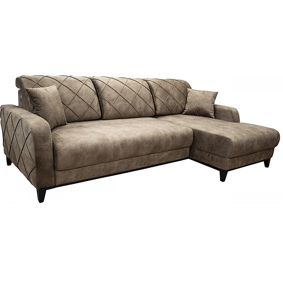 Угловой диван «Бруклин 2» (2ML/R.8MR/L), Материал: ткань, Группа ткани: 19 группа, Механизм трансформации: с механизмом