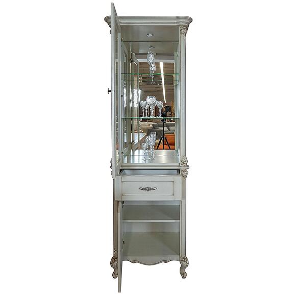 Шкаф комбинированный «Трезор» П1.987.0.01-01, Материал: массив дуба, Цвет: Античная бронза