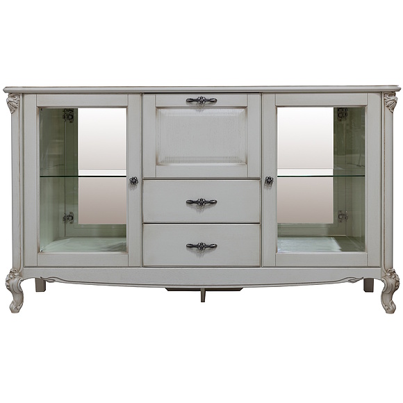 Тумба «Трезор» П1.987.0.21, Материал: массив дуба, Цвет: Королевский шелк