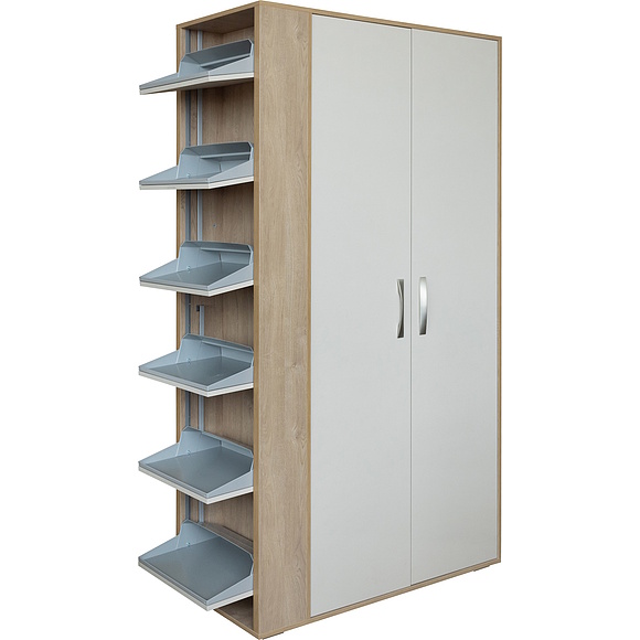 Шкаф комбинированный «Акцент» П3.595.3.05, Цвет: Персидский жемчуг + Дуб Мадуро (Shkaf_kombinirovanni_Akcent_P3-595-3-05____.jpg) Шкаф комбинированный «Акцент» П3.595.3.05, Цвет: Персидский жемчуг + Дуб Мадуро