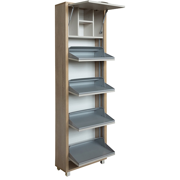 Тумба для обуви «Акцент» П3.595.3.08, Цвет: Персидский жемчуг + Дуб Мадуро (Tumba_dlya_obuvi_Akcent_3-595-3-08__-1.jpg) Тумба для обуви «Акцент» П3.595.3.08, Цвет: Персидский жемчуг + Дуб Мадуро